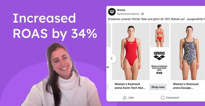 Arena sports increased ROAS by 34%