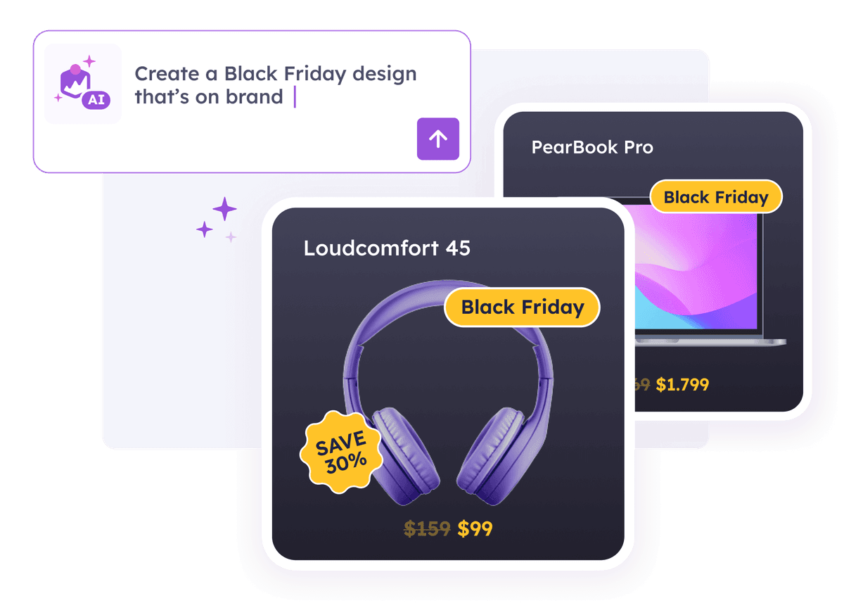 black friday catalog ads ai design