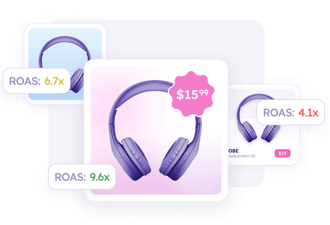 create multiple variations of your branded catalog ads with Confect