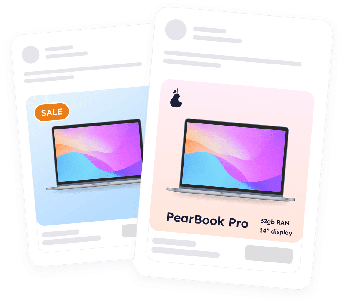 Customize designs for your different ads