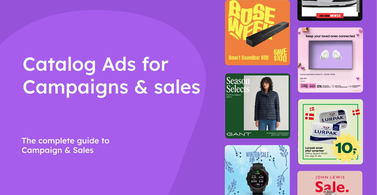 Catalog Ads for Campaigns & Sales image