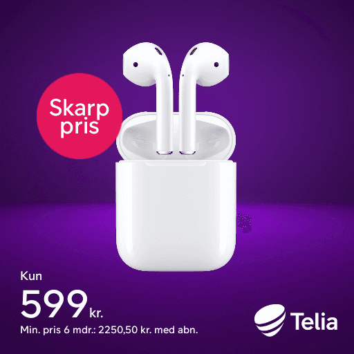 branded catalog ad example with brand assets for TELIA