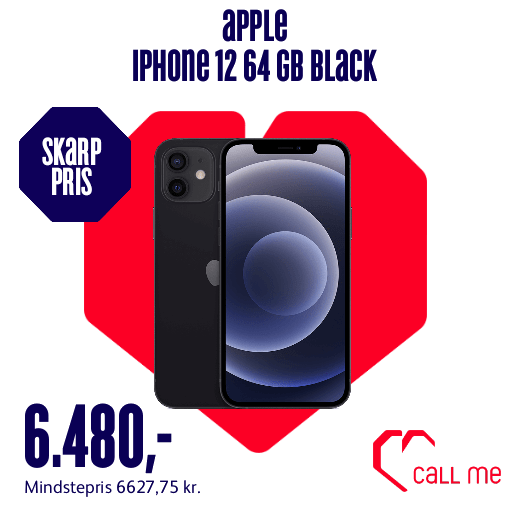 Call Me catalog ad example showing apple iphone 12 64GB in black