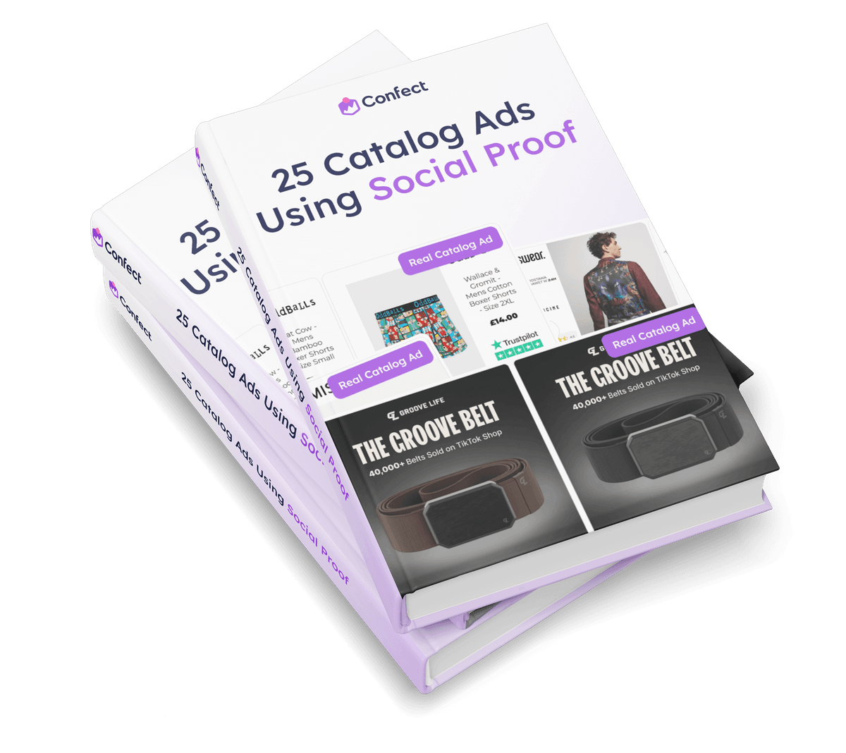 catalog ads using social proof ebook