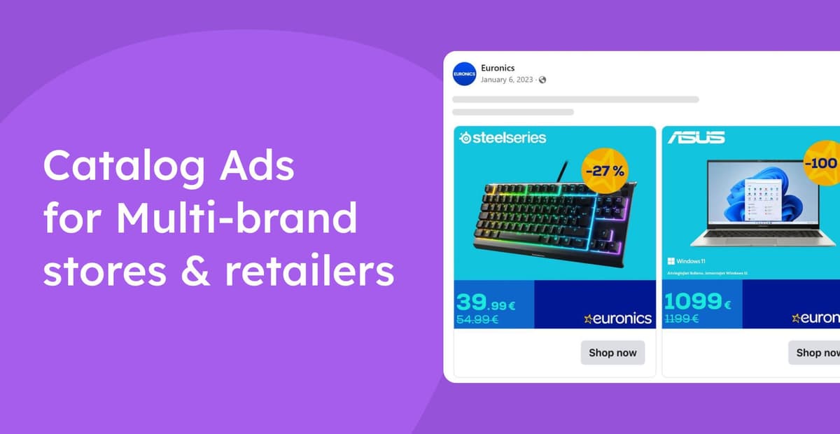 Catalog Ads for Multi-brand stores and retailers image