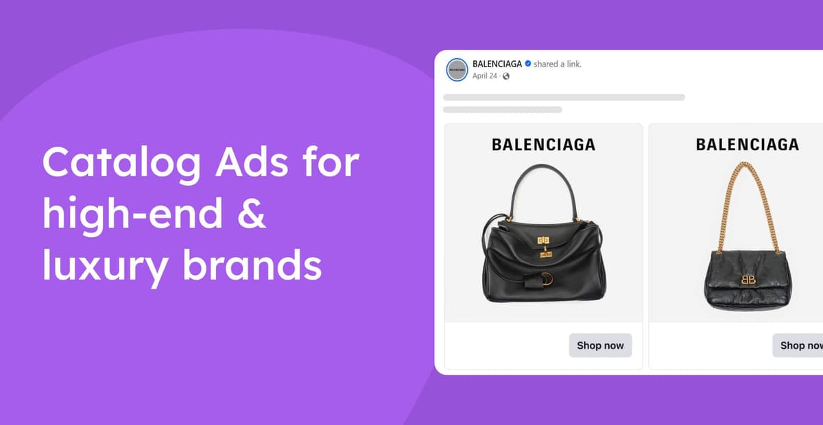 Catalog Ads for high-end and luxury brands image