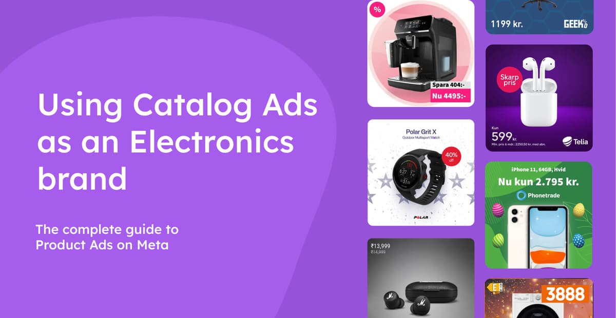 Using Catalog Ads as an Electronics brand image
