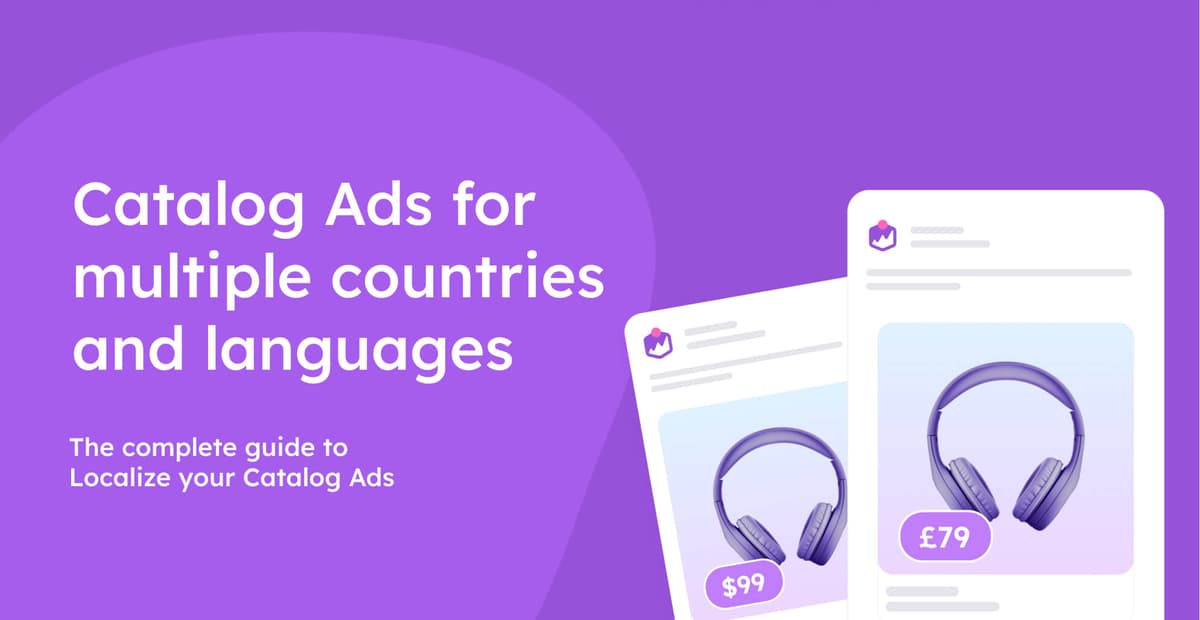 Catalog ads for multiple countries and languages image