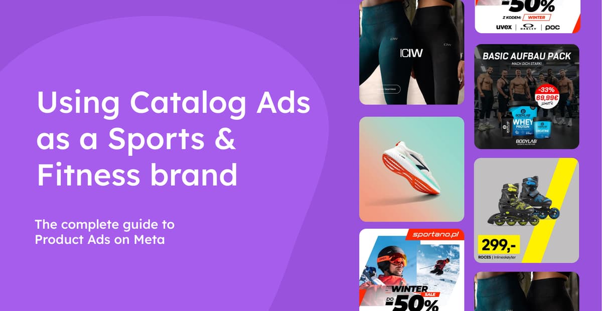 Using Catalog Ads as a Sports & Fitness brand image